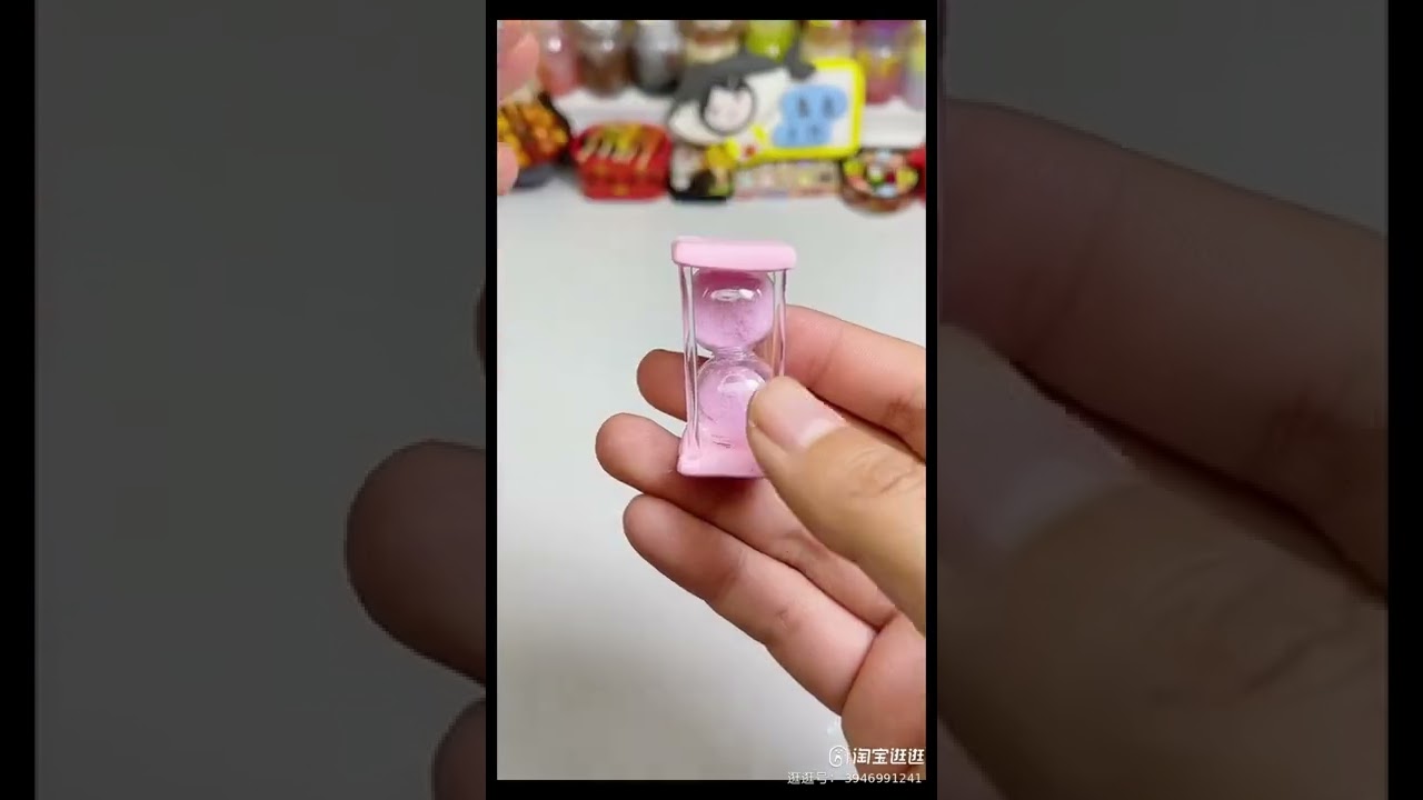 Kawaii Stuff Handmade Mini Sand Timer ⌛⌛ #kawaiistuff #kawaiitiktok #kawaiiunboxing