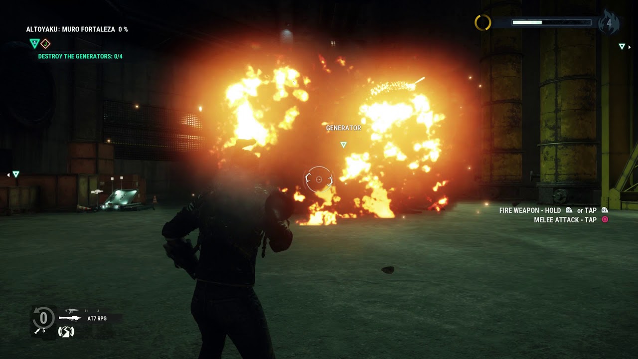 Just Cause 4 - Fortalezaza Release: Unlock Elevator, Destroy The Turbines 4/4 Open Floodgates (2018)