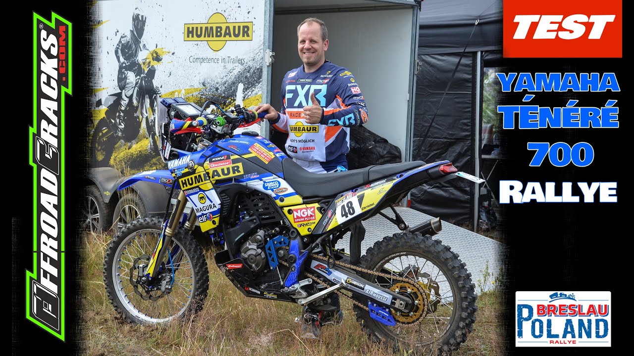YAMAHA TENERE 700 Rally Action at Rally Breslau 2021 – T7 Vollgas + Onboard!