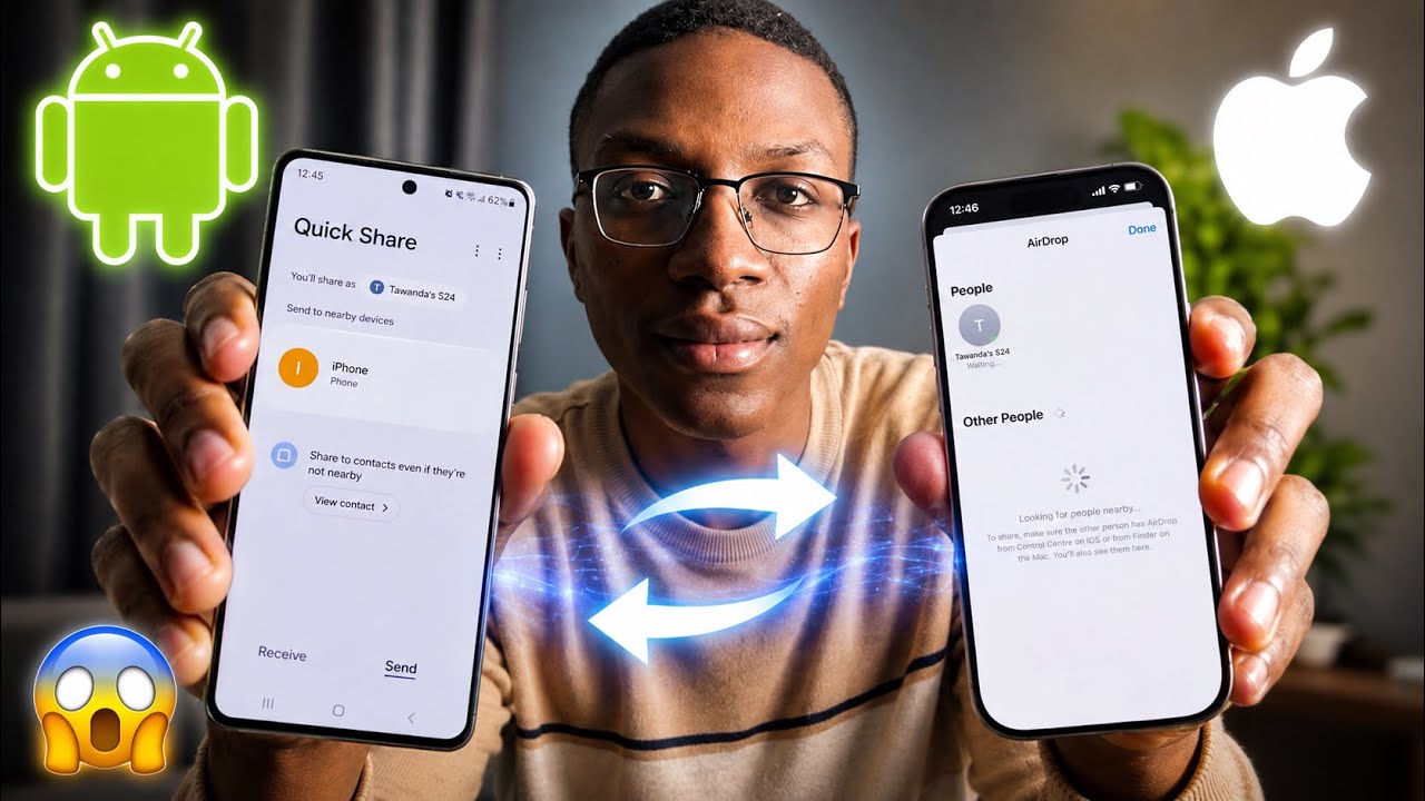 Quick Share + AirDrop: Android to iPhone File Sharing Finally Works!