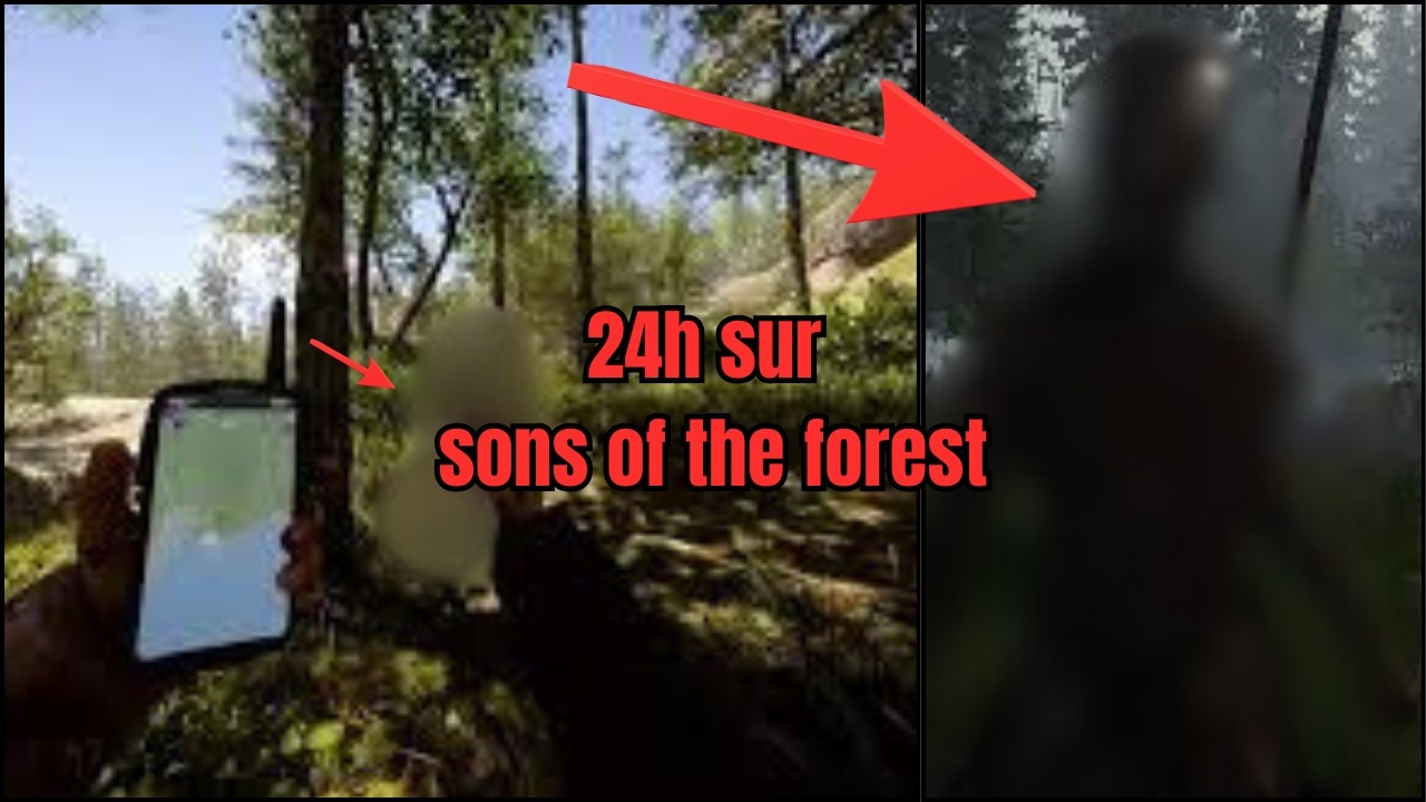 24h sur sons of the Forest (j'ai cru que j'allais mourir)
