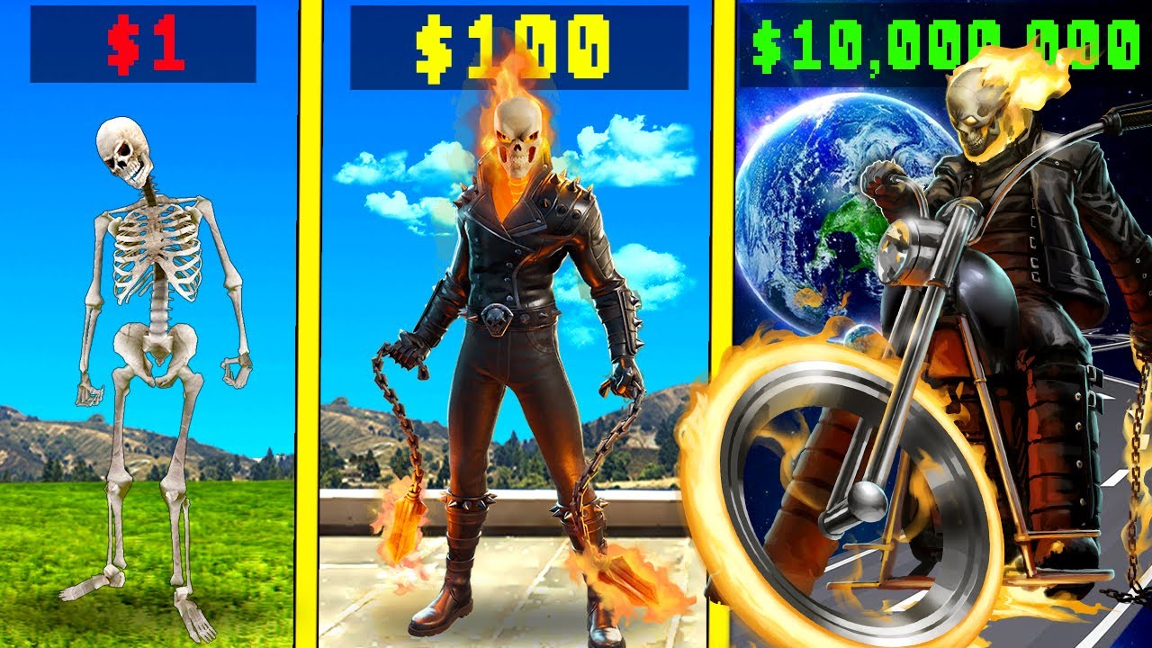$1 GHOST RIDER to $1,000,000,000 in GTA 5