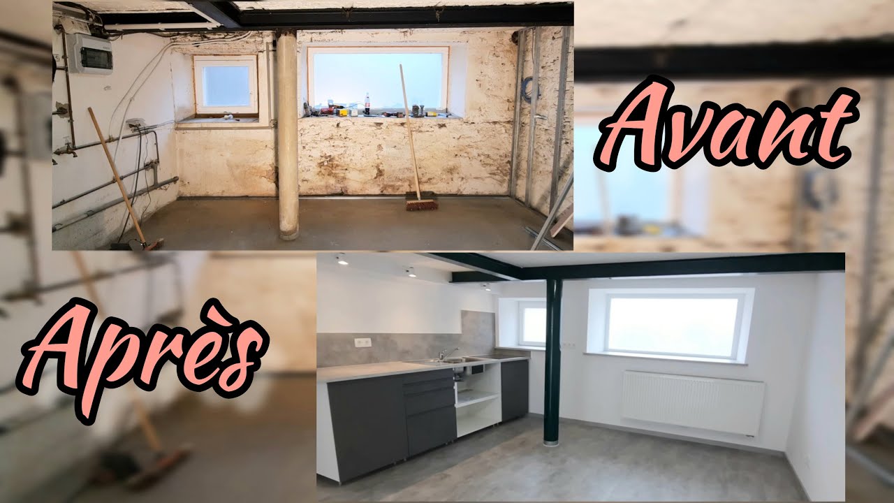 Rénovation d'un garage abandonné en cuisine moderne - timelapse
