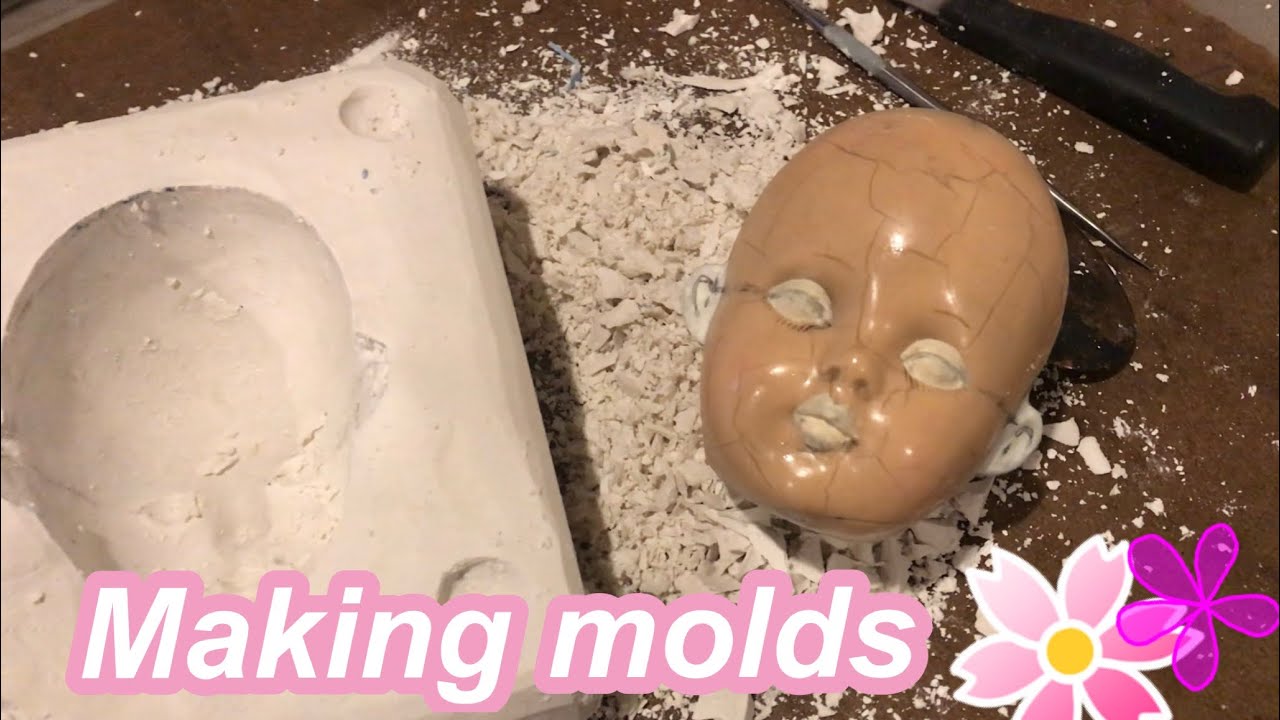 Mold making for porcelain doll casting