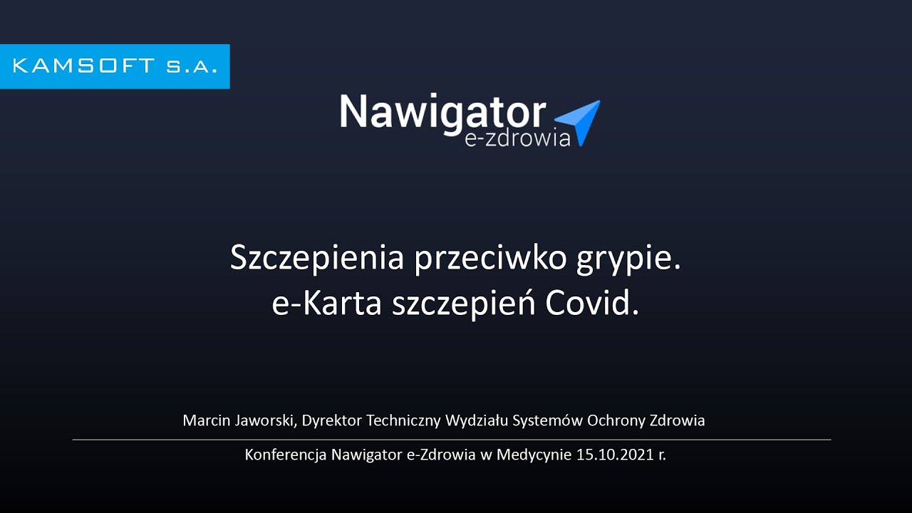 20211015 Nawigator e-Zdrowia - Medycyna - Szczepienia przeciwko grypie. e-Karta szczepień Covid