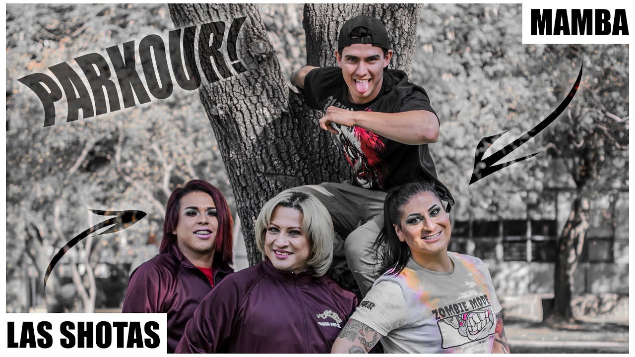Parkour con LUCHADORES EXÓTICOS! - Haciendo PARKOUR con MAMBA AAA & LAS SHOTAS | JAIR GUERRA