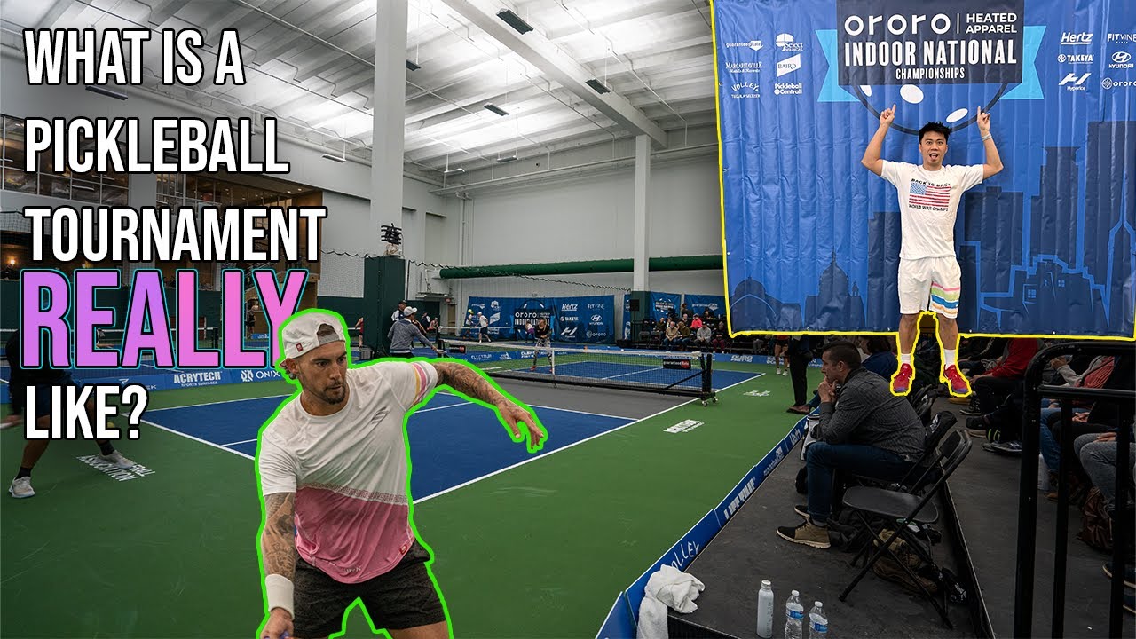 A tennis player enters a pickleball tournament....