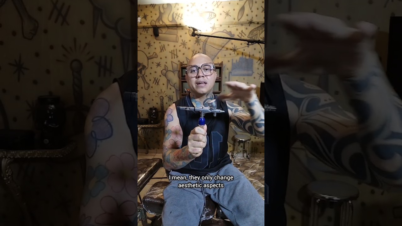 Diferencias entre aer&oacute;grafos Iwata Micron y GSI Creos PS 770 #aerografo #airbrush #art #artist