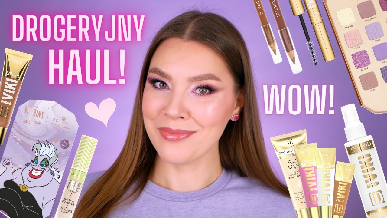 HAUL DROGERYJNY! 💜 Rewelacyjne produkty DO KONTUROWANIA na MOKRO! INGRID COSMETICS zaskakuje! 😱