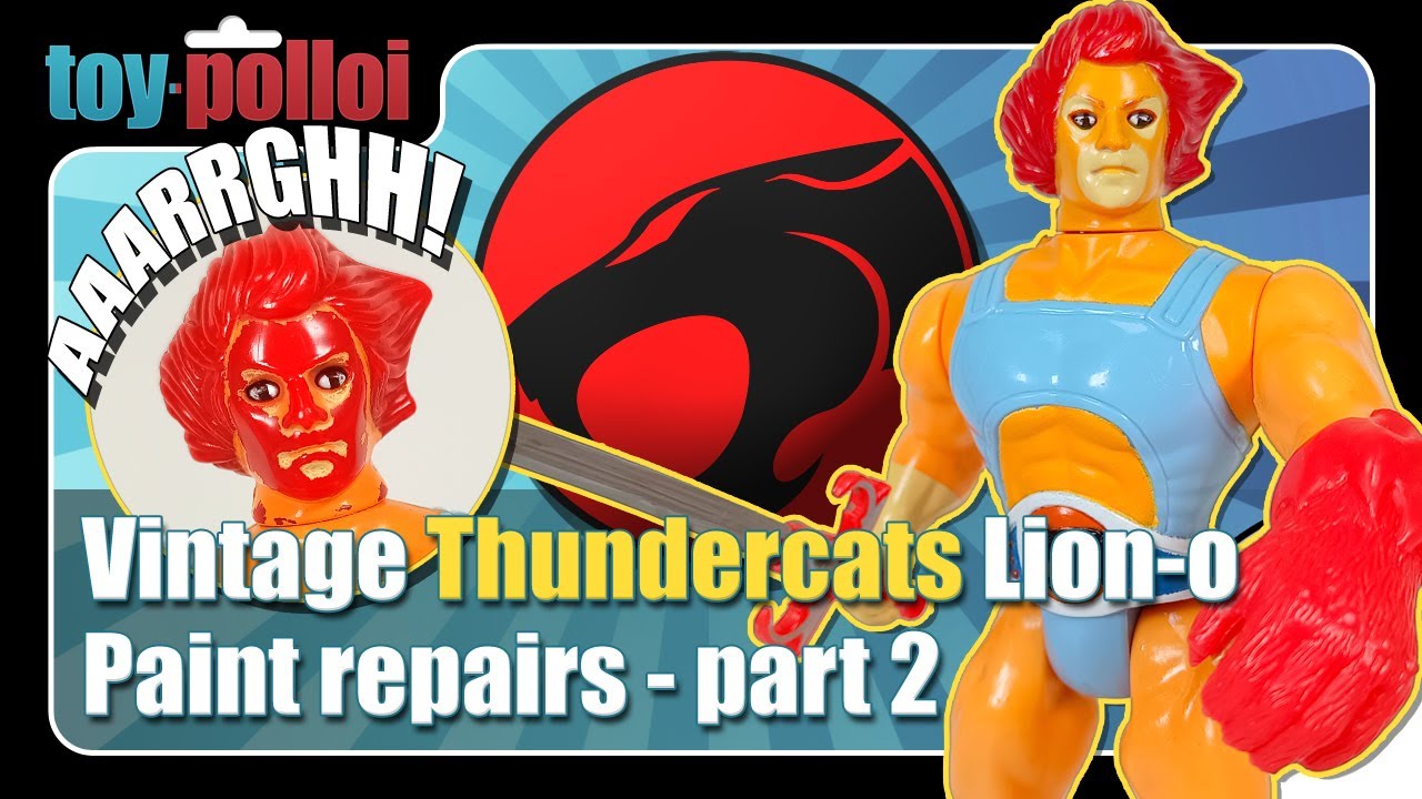 Vintage Thundercats 😾 Lion-o repairs part 2 - Toy Polloi