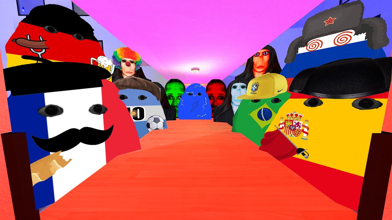 Мультивселенные Angry Munci, семья Розалии Бизкочито, Аууу и семья Селены Дельгадо Nextbot Gmod