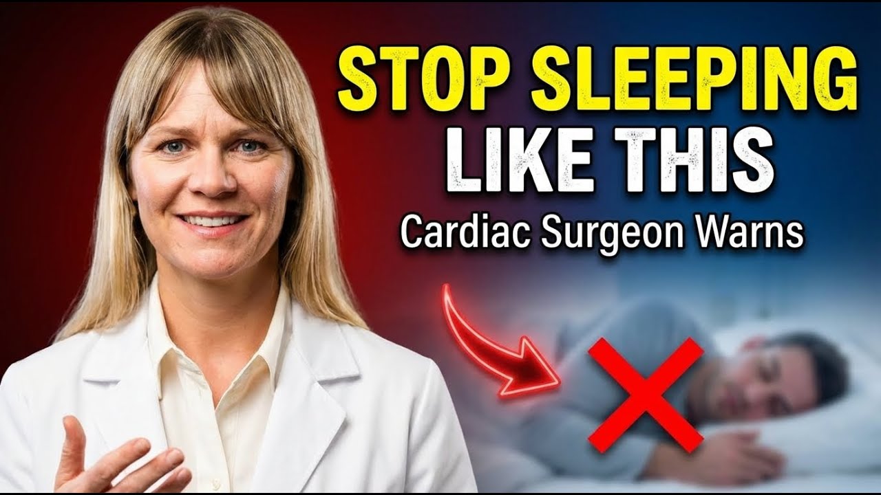 Cardiac Surgeon Warns :THIS Sleeping POSITION Raises STROKE Risk Overnight