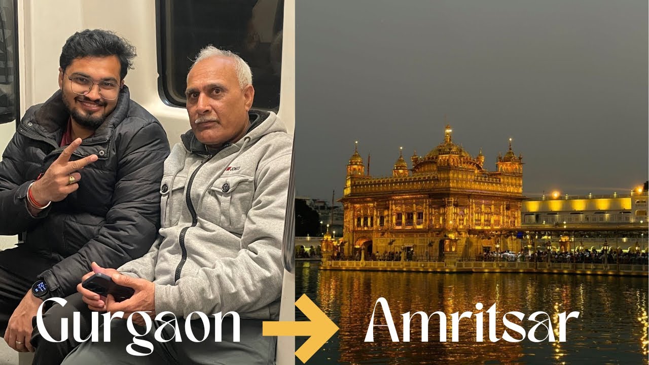 🚂Traveling from Gurgaon to Amritsar || Train Journey