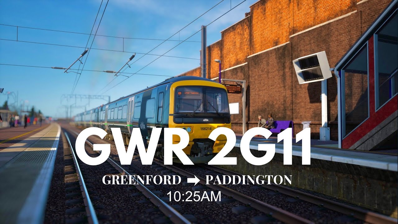 10:25 GWR Service | Greenford to London Paddington | Train Sim World 5
