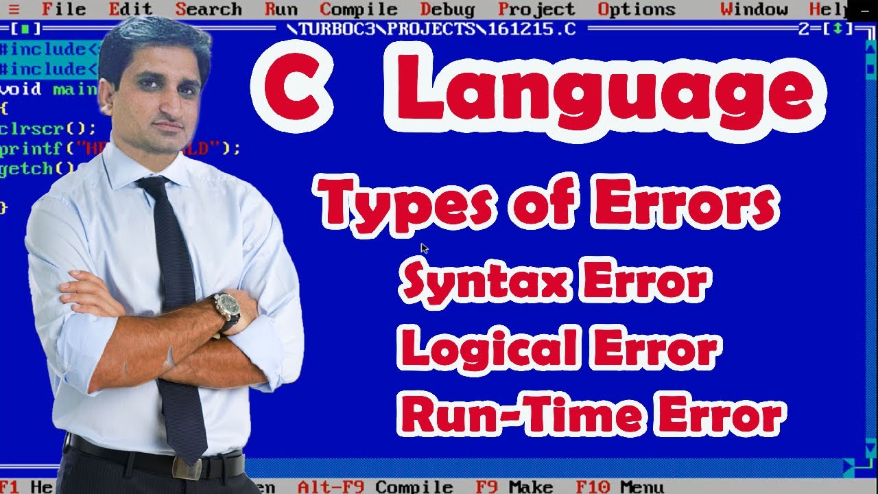 Different Types of Errors in C Language