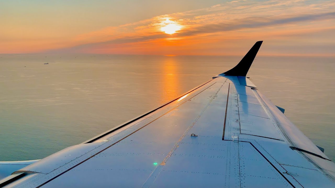 Full Length New York JFK Morning Descent, Approach and Landing – JetBlue Airways – ERJ-190 – N216JB