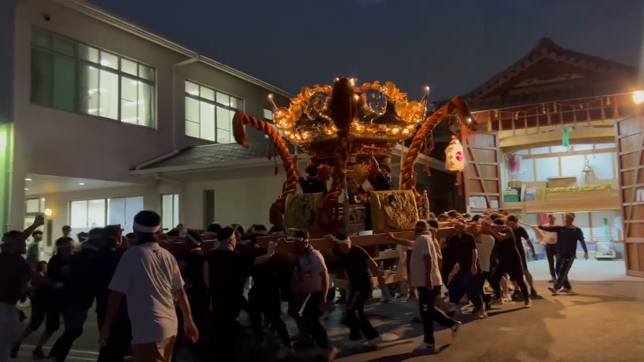 令和7年10月5日 蒲田神社 下蒲田 屋台練り練習