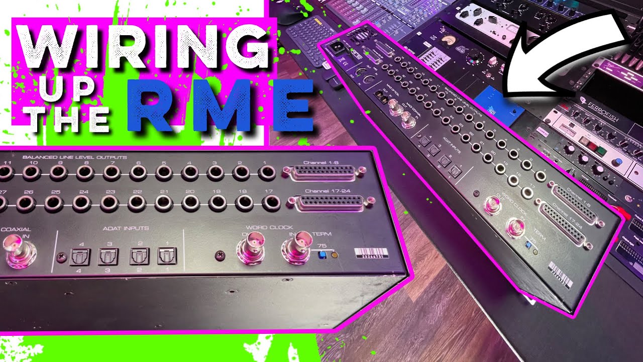 Wiring Up The RME M-32