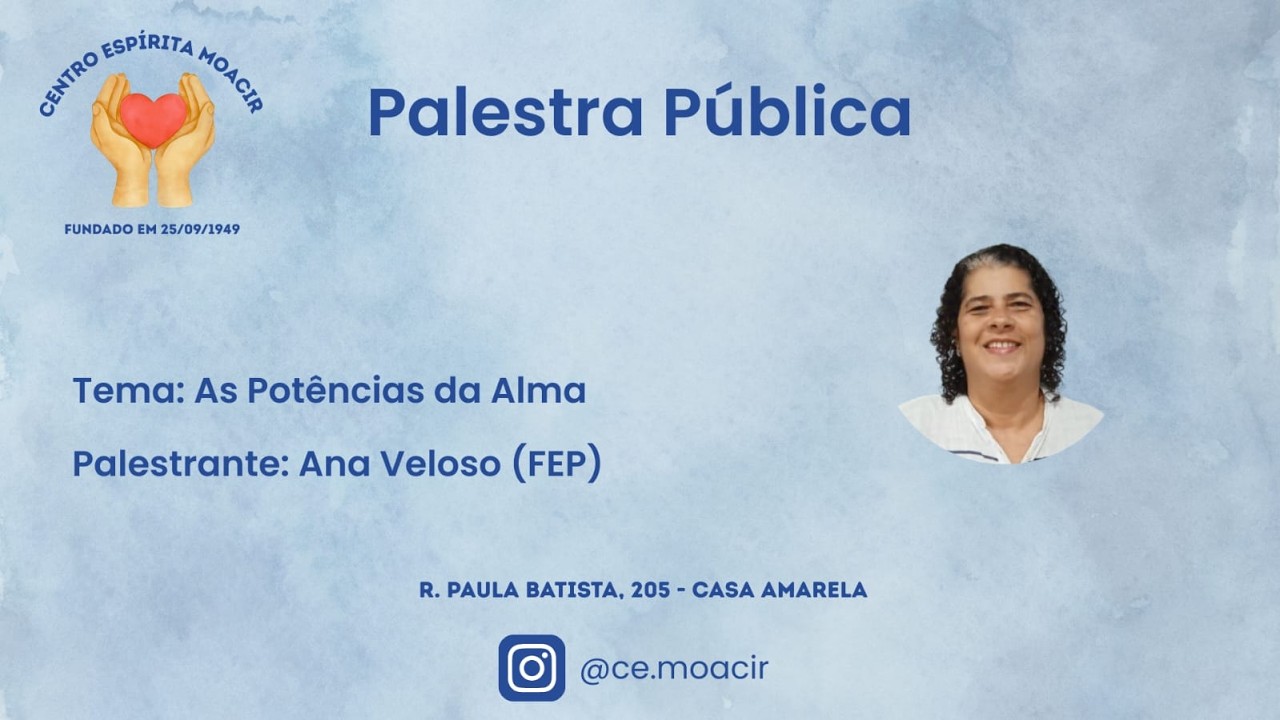 Palestras Pública - 11/02/2026 - As Potencialidades da Alma