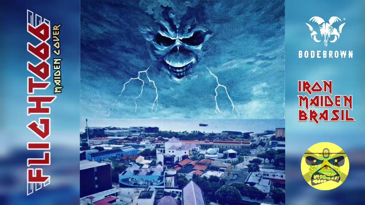 FLIGHT666 MAIDEN COVER FORTALEZA BACKGROUND ARTS @FLIGHT666COVER