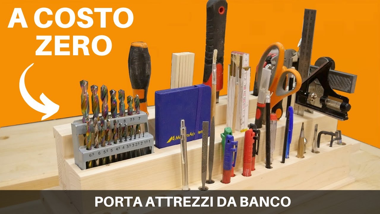 Come fare un porta attrezzi da banco || Fai da te