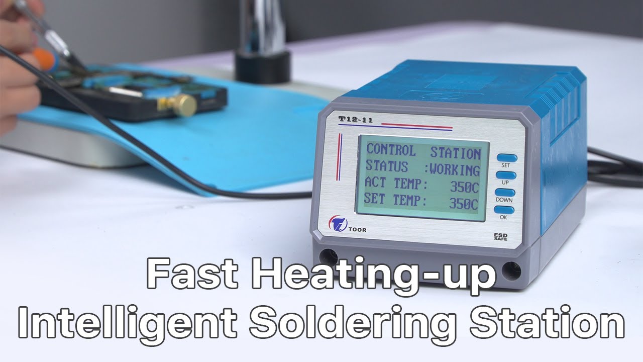 Fast Heating-up Intelligent Soldering Station ( Toor T12-11 ) - REWA Selected