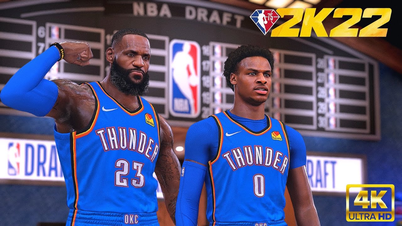 Банда Джеймса присоединяется к Оклахома-Сити! | Режим Future League в NBA 2K22 | Thunder против R...