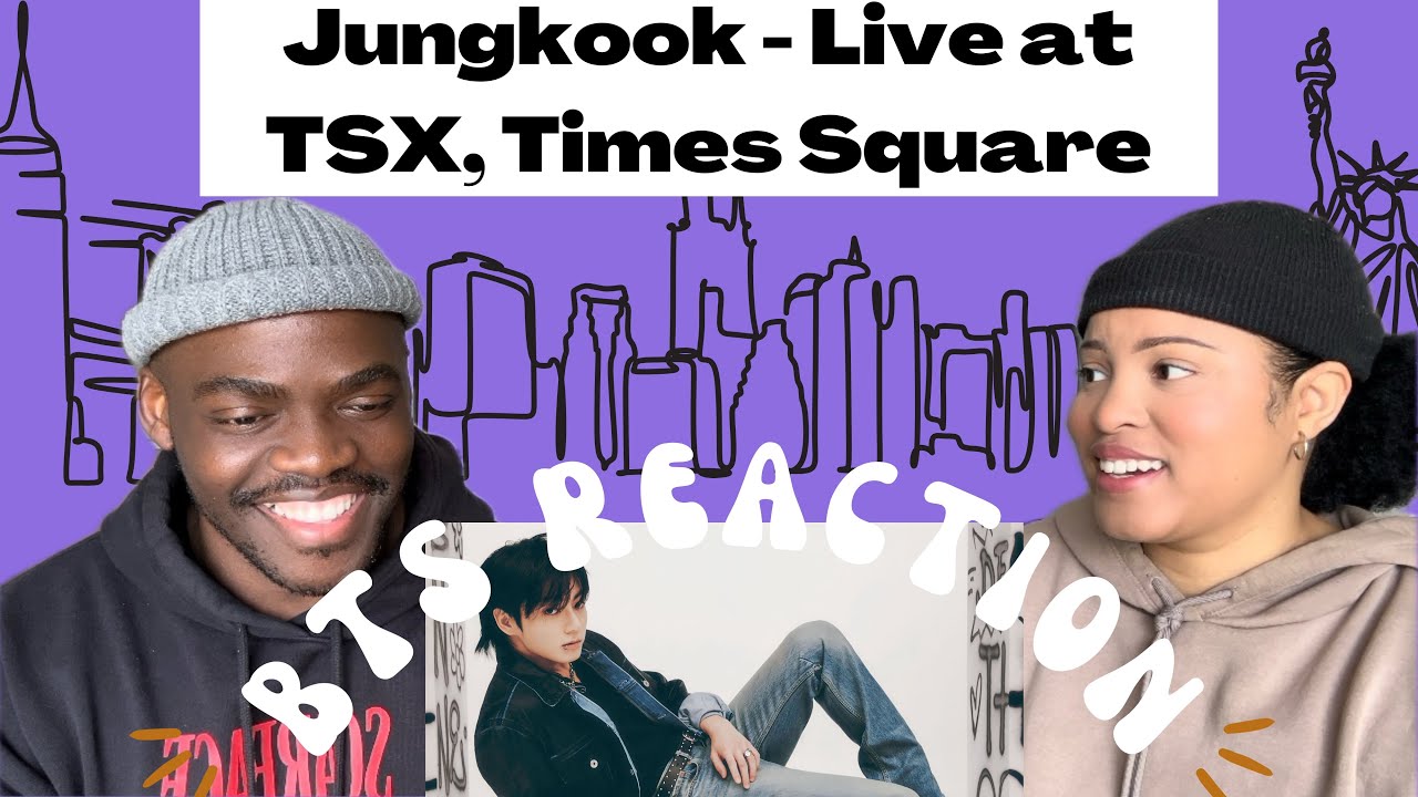 South African Rapper Reacts to BTS Jungkook ‘Live at TSX, Times Square’ | ICONIC