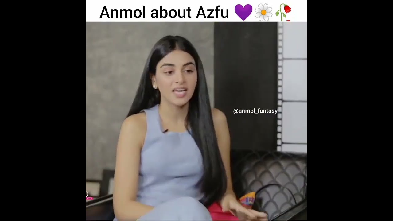 Anmol Baloch talking about Azfar Rehman
