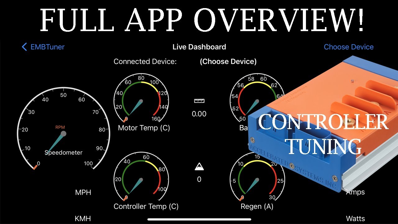 EMB/ASI App Full Overview - iPhone and Android Controller Tuning