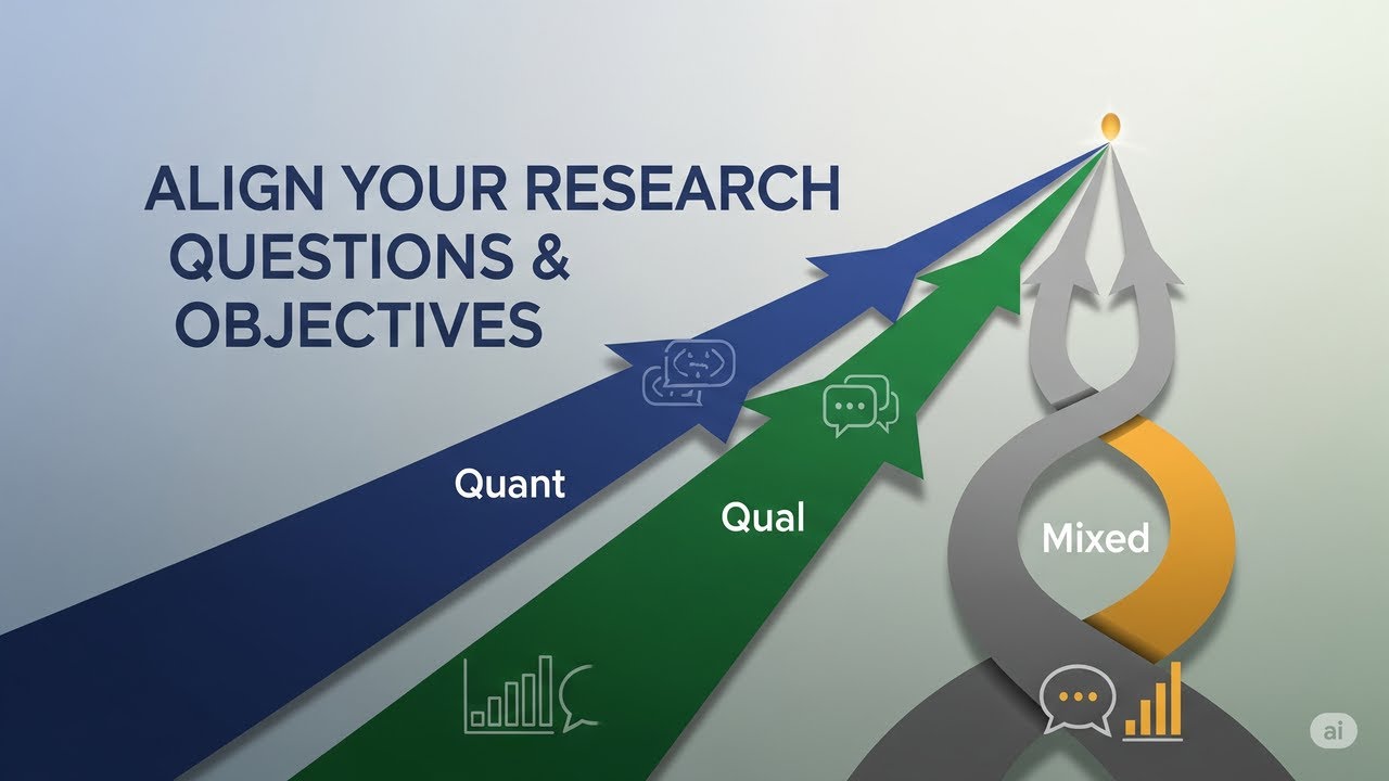 Write Research Questions & Objectives That Actually Align (Quant, Qual, Mixed)