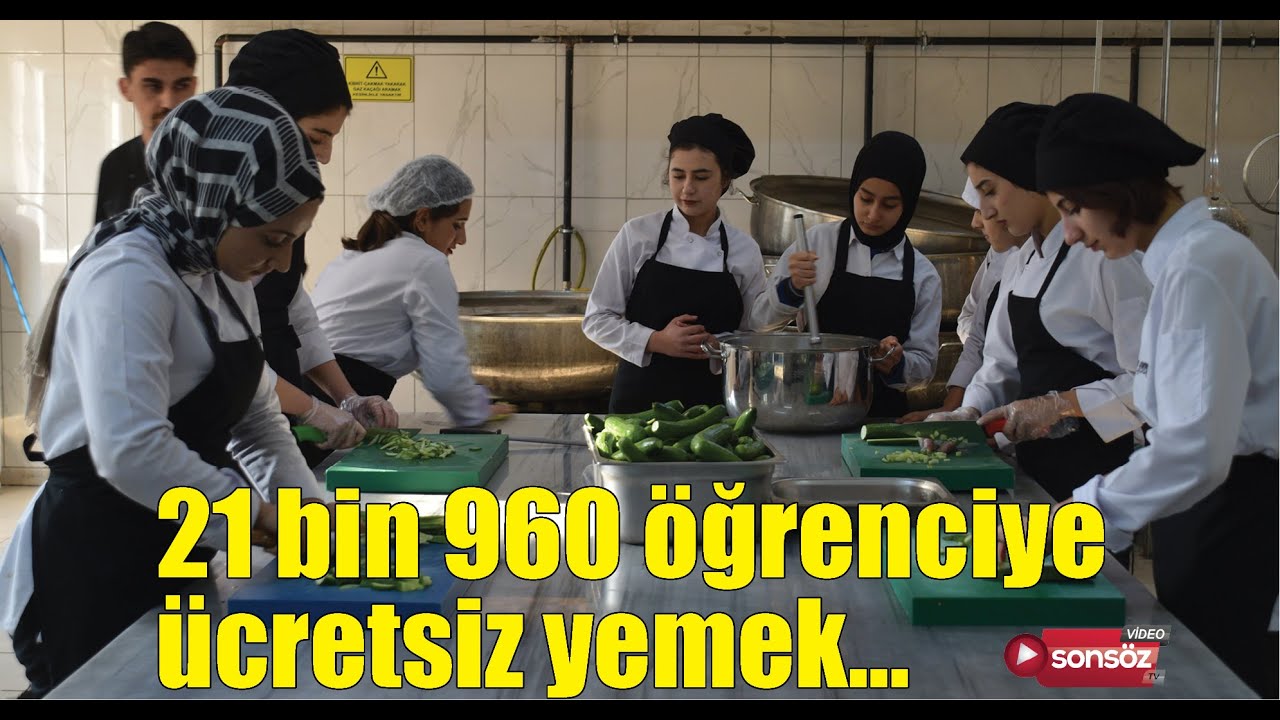 21 bin 960 öğrenciye ücretsiz yemek…