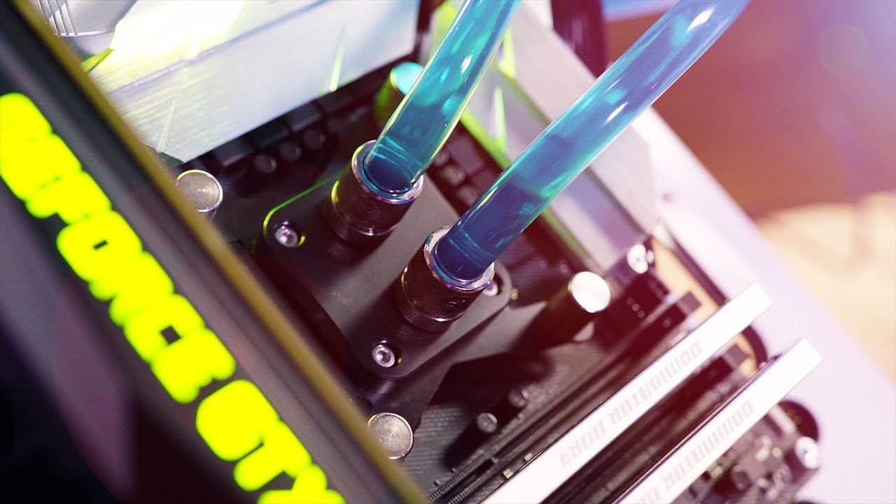 I tried watercooling an overclocked 8700k with a $19 waterblock