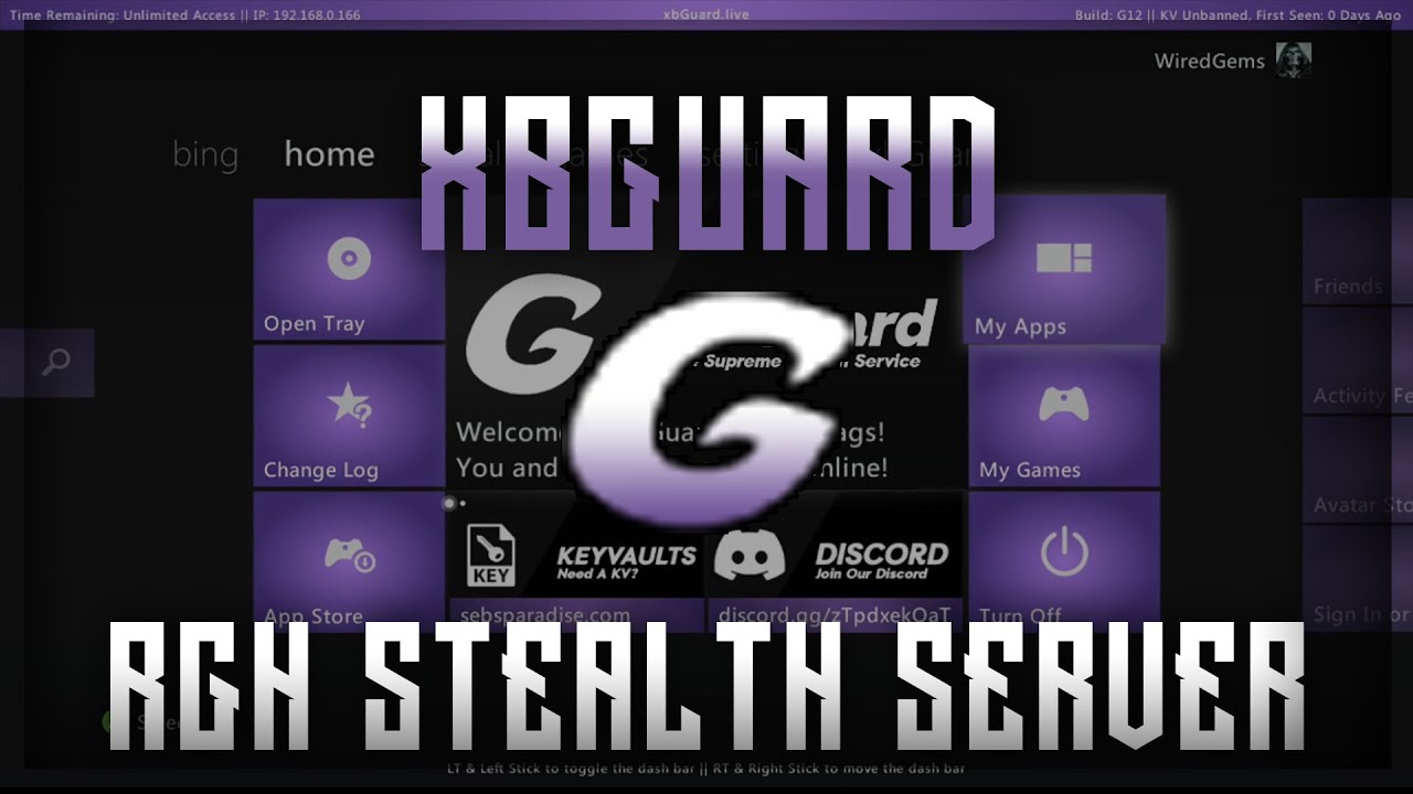 XBGUARD STEALTH SERVER SHOWCASE 2023 | MSP SPOOFING | GHOST PARTY + NO KV MODE (RGH/JTAG)