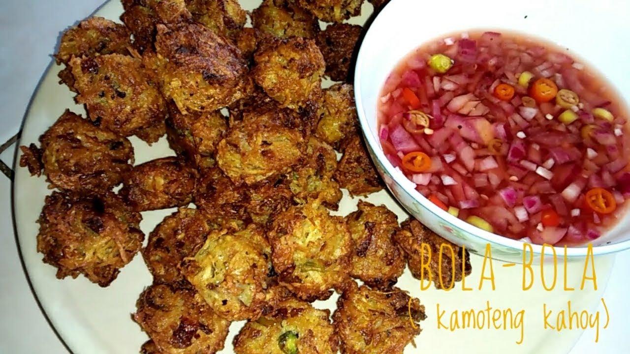 bola-bola (kamoteng kahoy)
