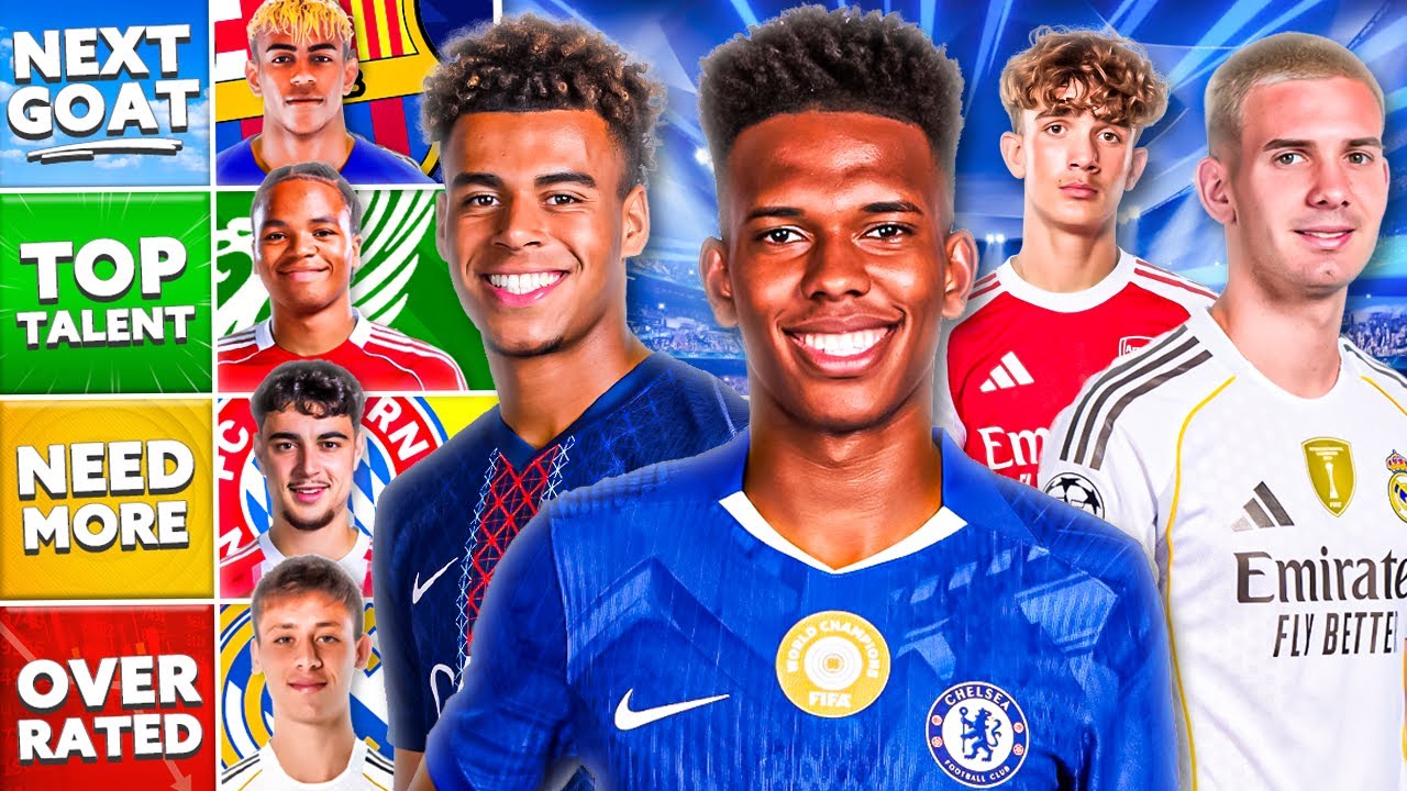 Ranking The 50 BEST Wonderkids In The Champions League 25/26!