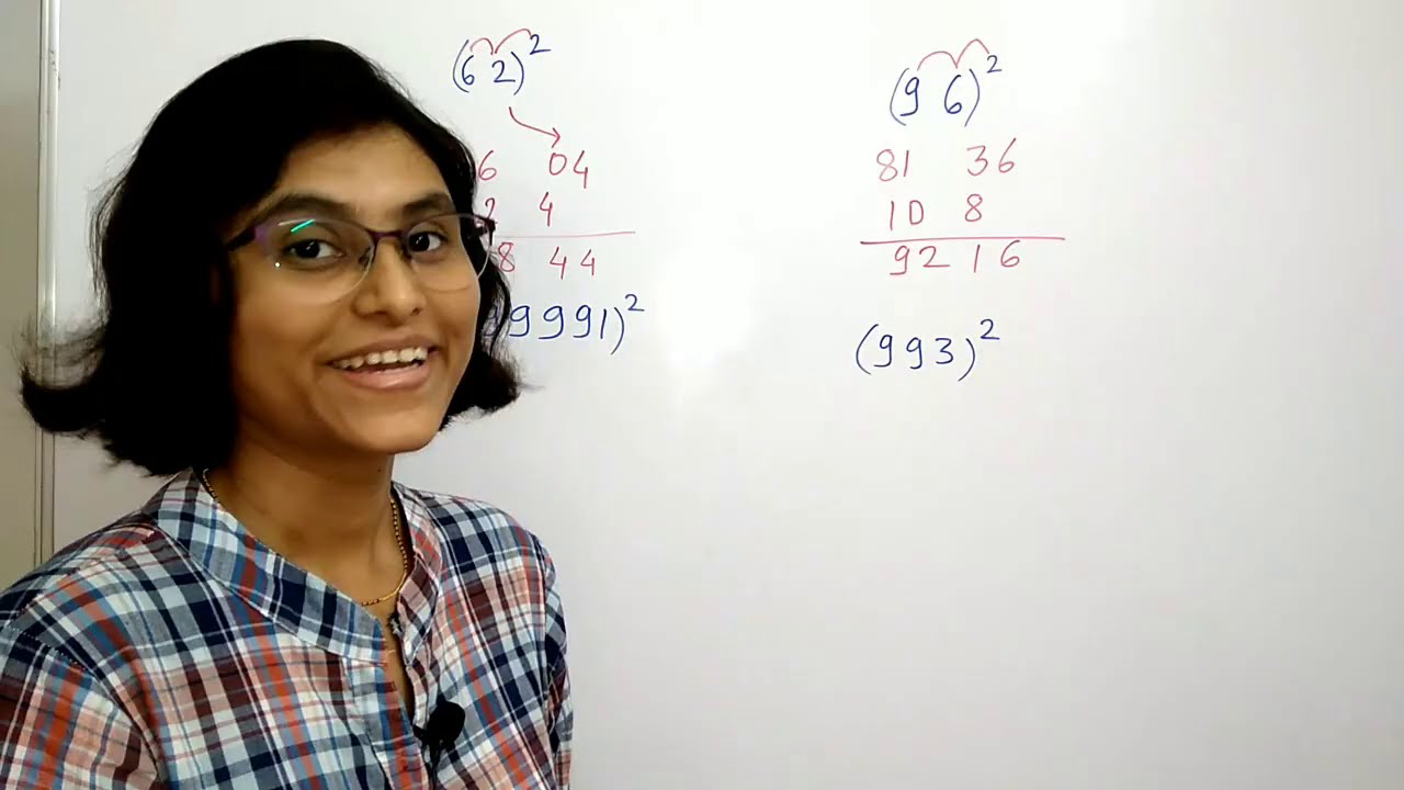 Square any number in 10 seconds | Shakuntala Devi's Square trick