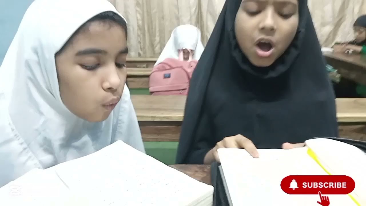 দেখুন নুসরাত জাহান মিম কে, সূরা আদিয়াত মস্কের মাধ্যমে পড়ানো হলো।