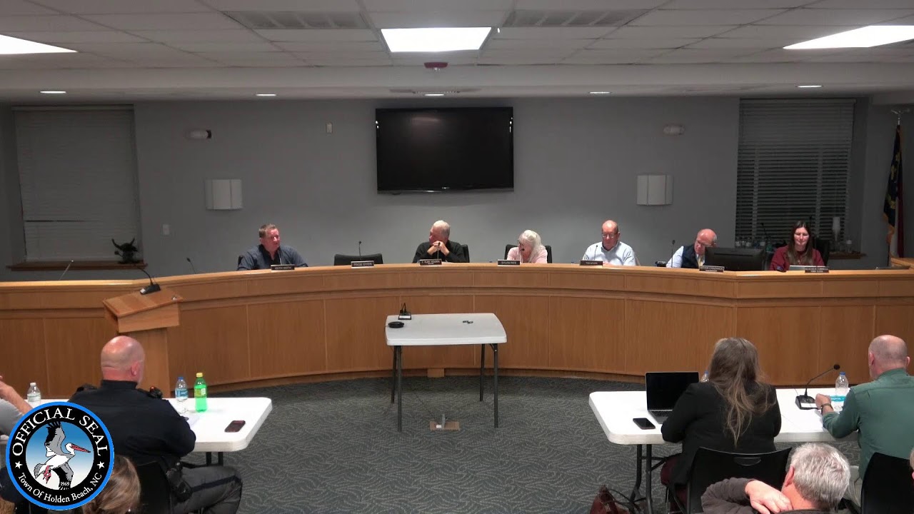 Town of Holden Beach Board of Commissioners' Regular Meeting