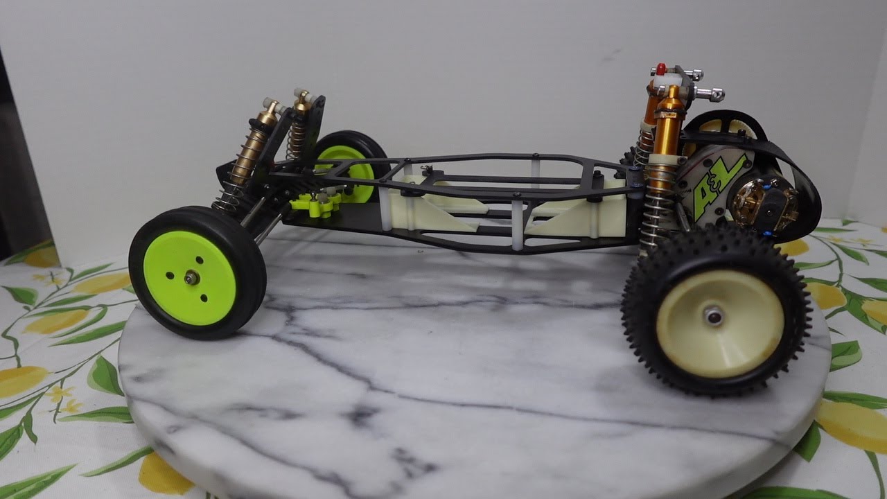 Vintage Team A&L 91 Worlds rc10 Prototype Replica with A&L prototype lethal weapon transmission