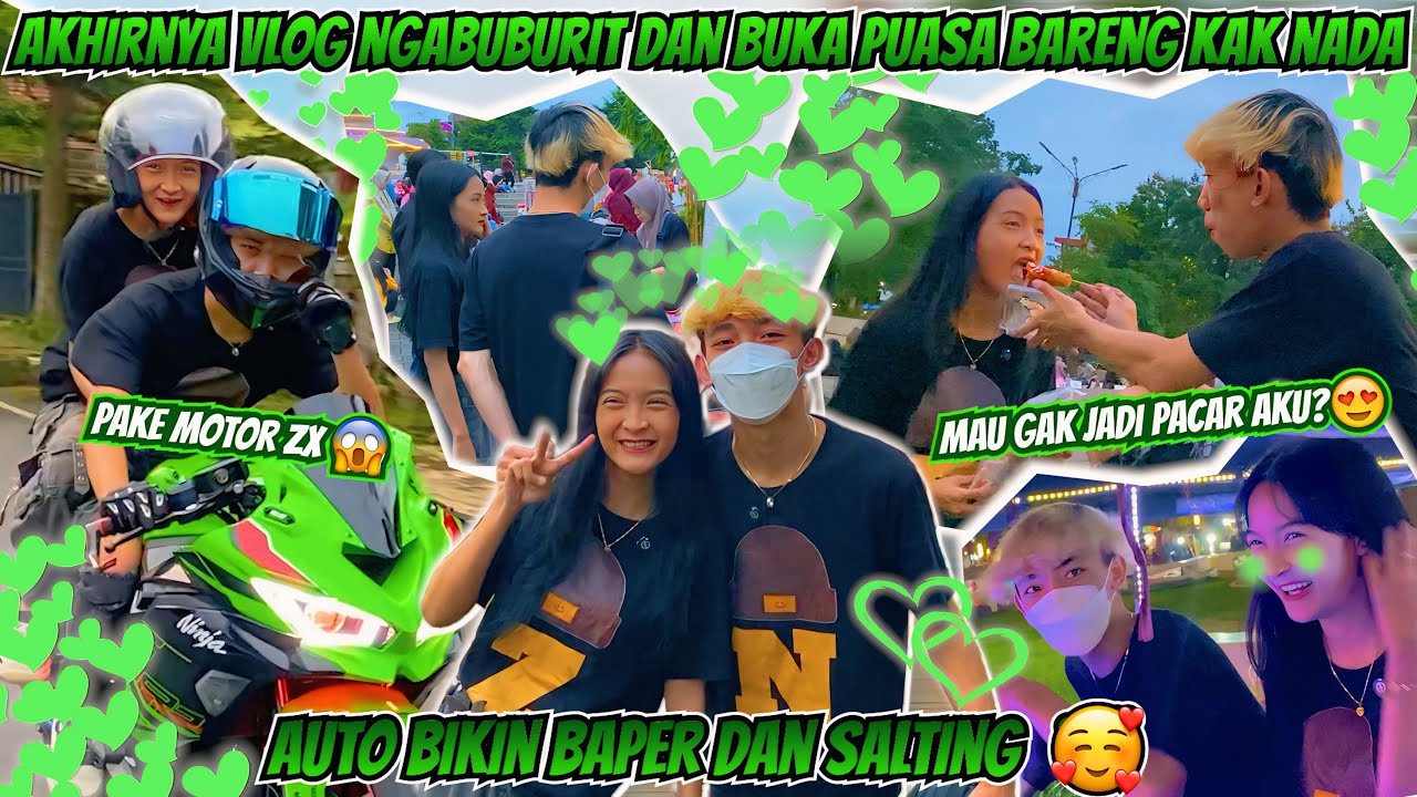 VLOG NGABUBURIT DAN BUKA PUASA BARENG KAK NADA PAKE MOTOR ZX AUTO JADI PUSAT PERHATIAN 😱