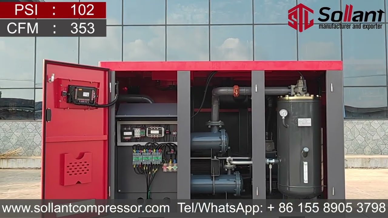 Choosing a Rotary Screw Air Compressor: Air-Cooled vs Water-Cooled
