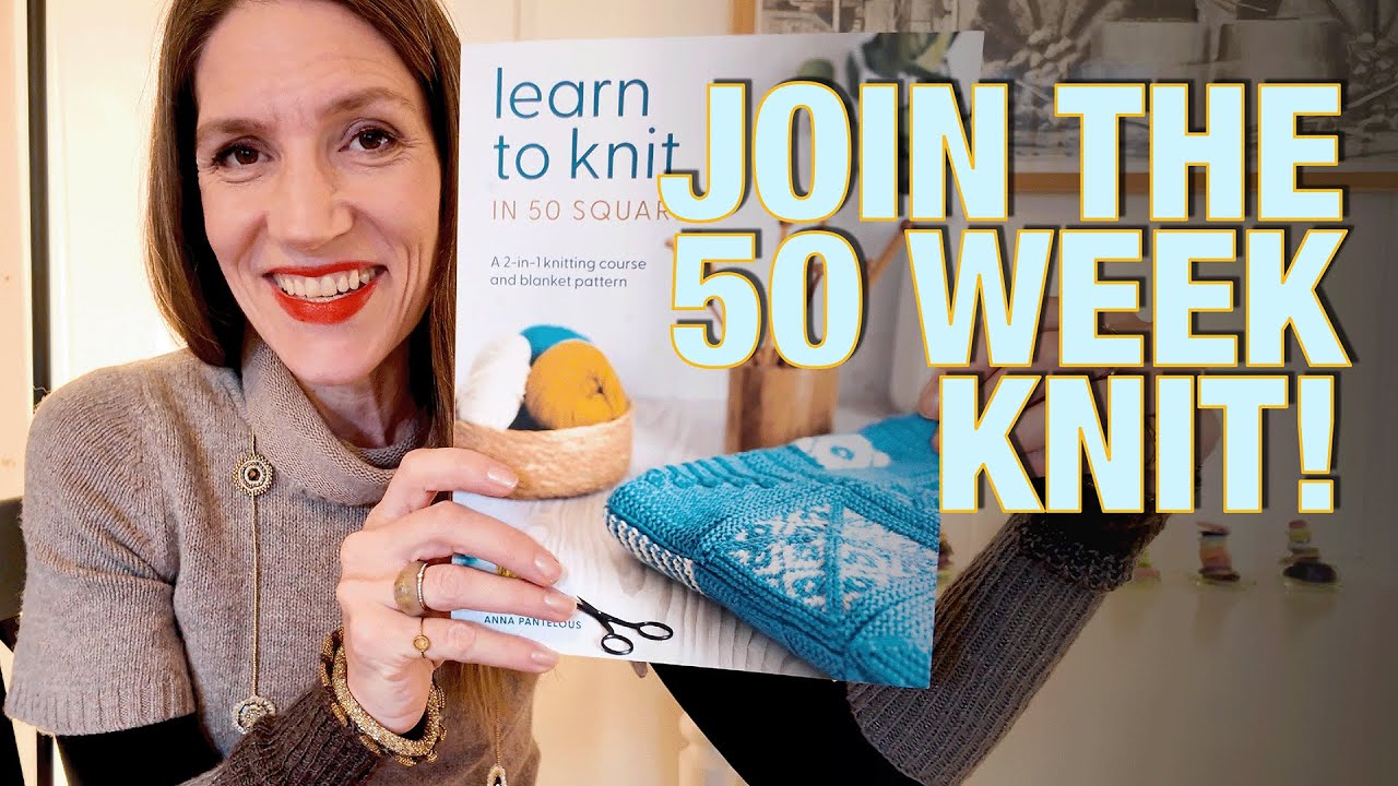 Вяжите по квадрату в неделю в течение 50 недель! 
