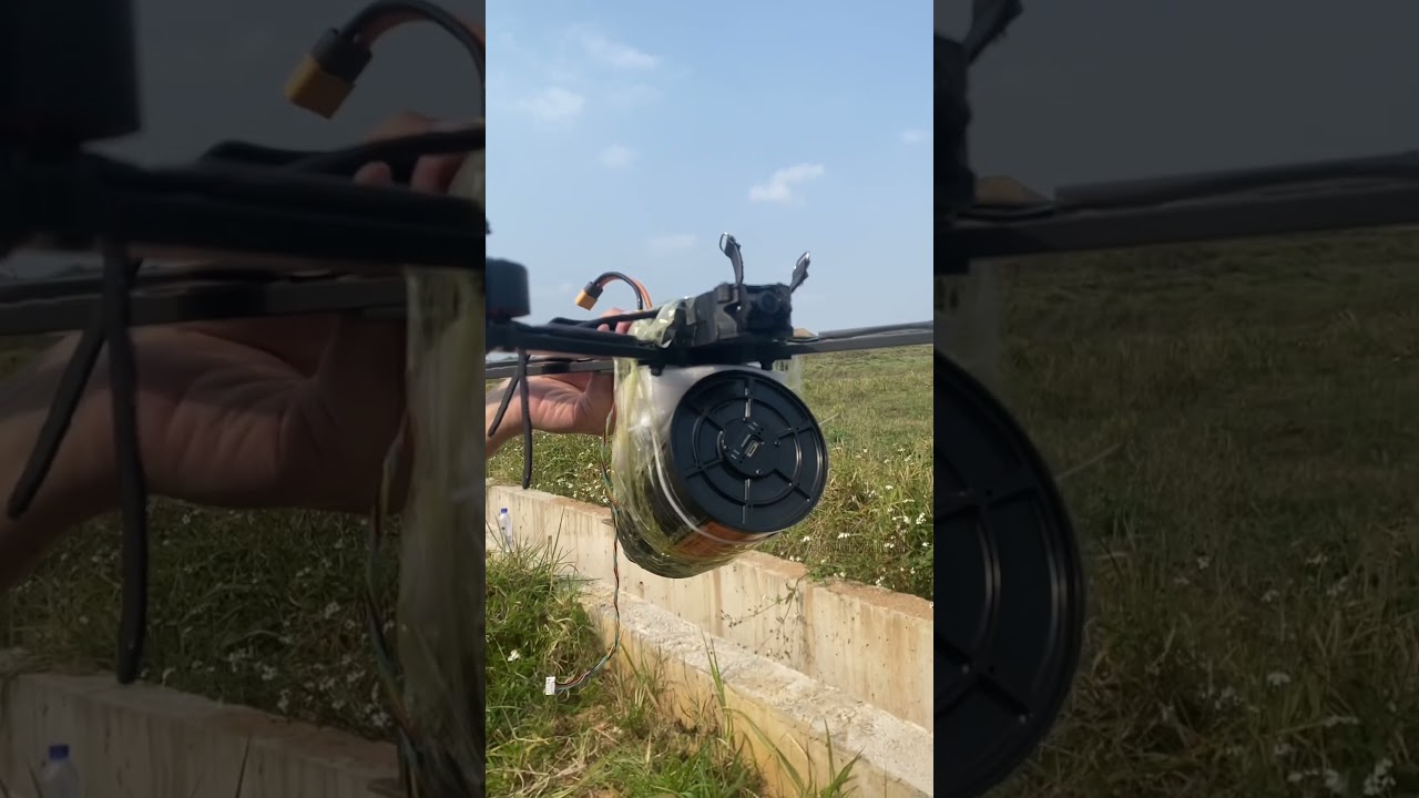 Optical fiber UAV communication module, super stability, ultra-long distance transmission #uav #fpv