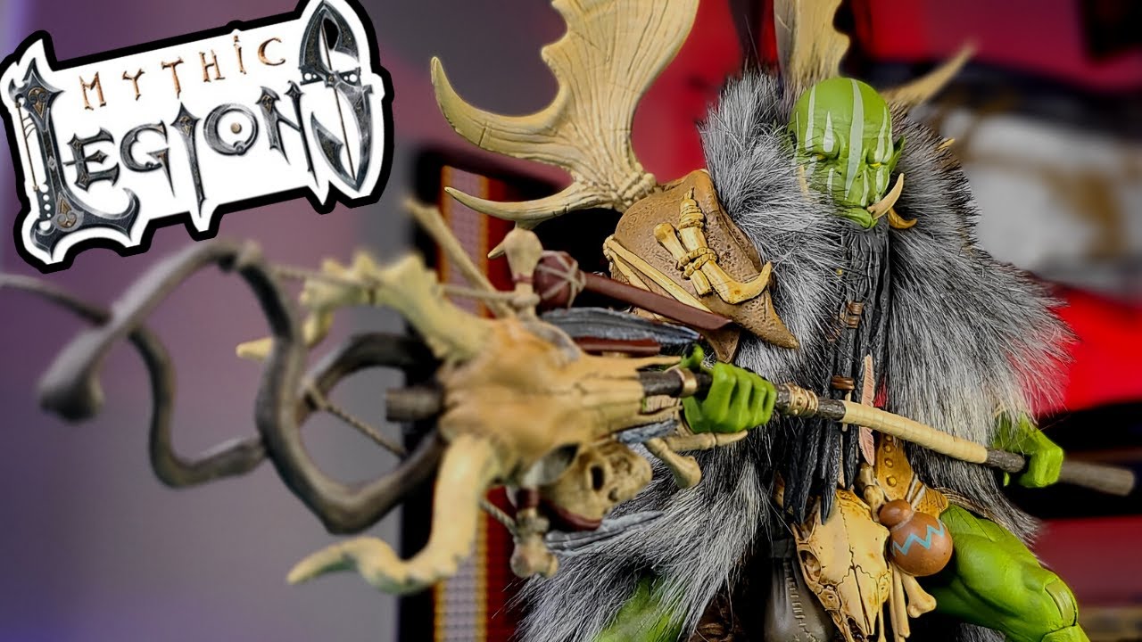 Mythic Legions Tharnog (Orc Shaman) Review - Poxxus Wave | Four Horsemen Studios