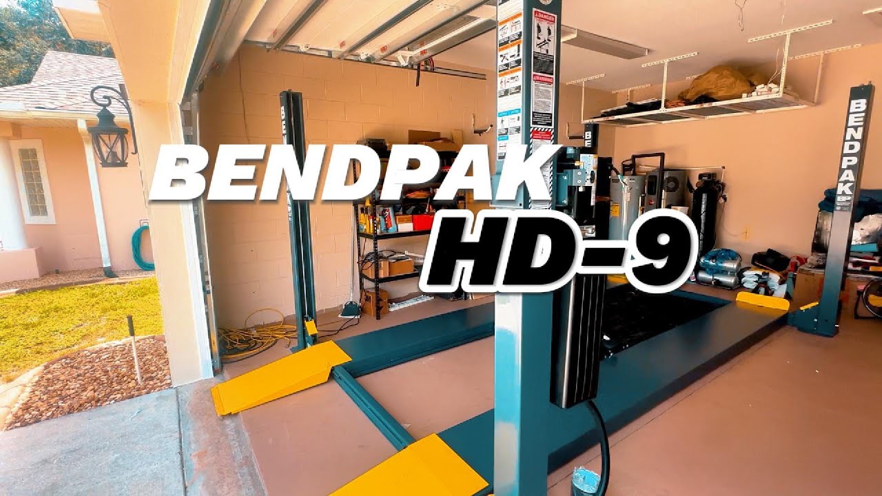 Bendpak HD-9 4 Post Lift Garage Parking Residential Storage