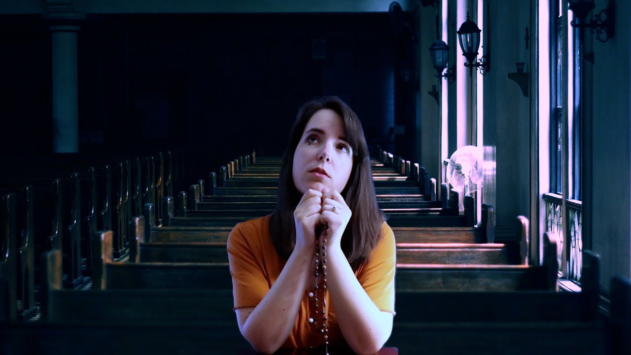 Latin Rosary Alone in Church | Pray-with-me Ambience | Soft Spoken/Whisper | Catholic Christian ASMR