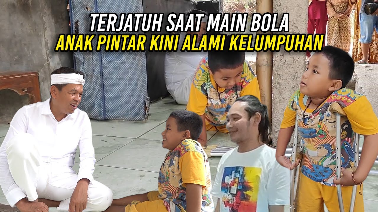 DEDE ANWAR AN4K PINTAR | TERJATUH SAAT MAIN BOLA | KINI ALAMI KELUMPUH4N