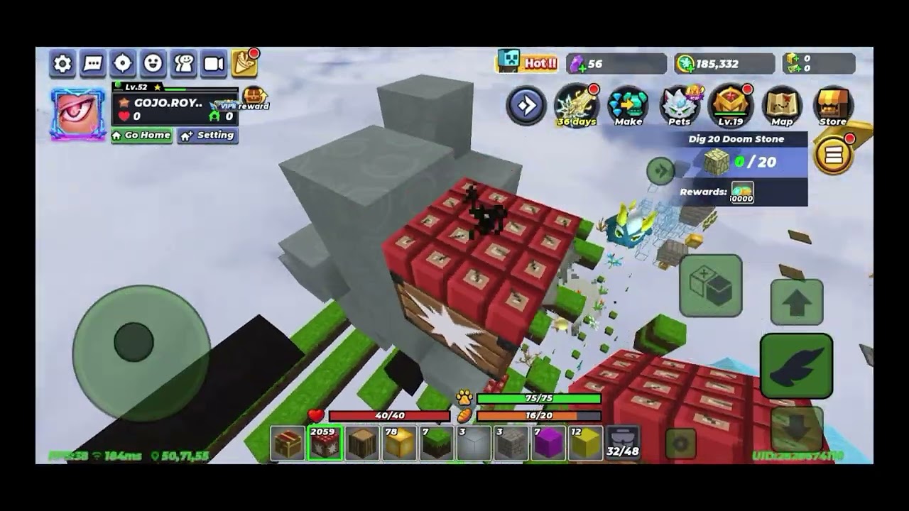 Greifing a Blockman go account 