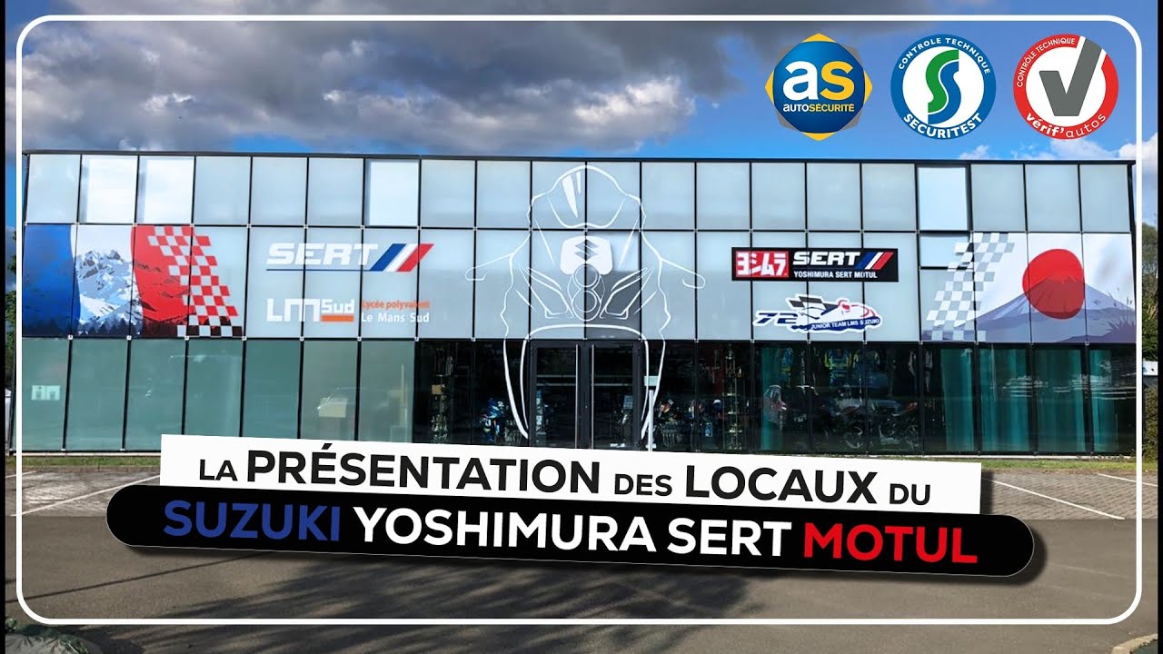 La pr&eacute;sentation des locaux du Suzuki Yoshimura Sert Motul